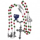 Hematite rosary Ø5 with  from﻿ "Lourdes" 