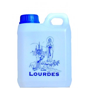 Bidon d'eau de Lourdes de1 litre