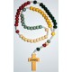Rosary of Lourdes missionary of wood. 