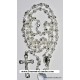 Silver rosary from Lourdes.