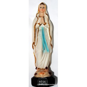 Jolie Vierge de Lourdes résine
