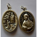 Médaille ovale de Lourdes