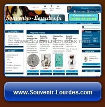 liens du site Souveneirs-Lourdes.fr